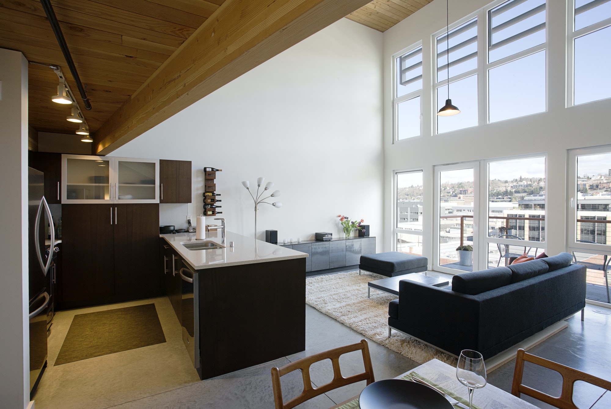 Open Plan Apartment Interior